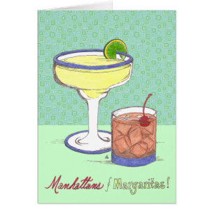 Manhattans et margaritas   personnalisable