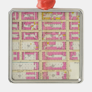 Manhatten, New York 16 Silbernes Ornament