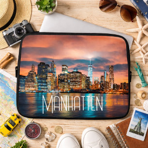 Manhatten Stadtansicht Laptopschutzhülle