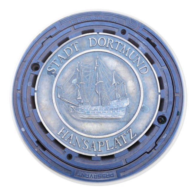 Manhole Cover Keramikknauf (Vorderseite)
