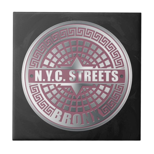 Manhole Covers Bronx Fliese (Vorderseite)