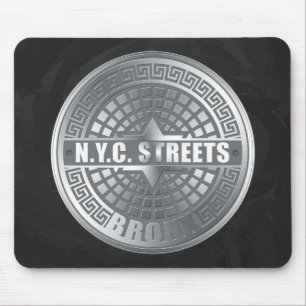 Manhole Covers Bronx Mousepad