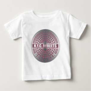 Manhole Covers Brooklyn Baby T-shirt
