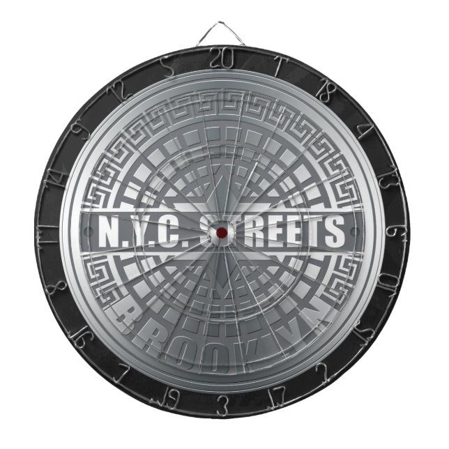 Manhole Covers Brooklyn Dartscheibe (vorne)
