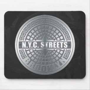 Manhole Covers Brooklyn Mousepad