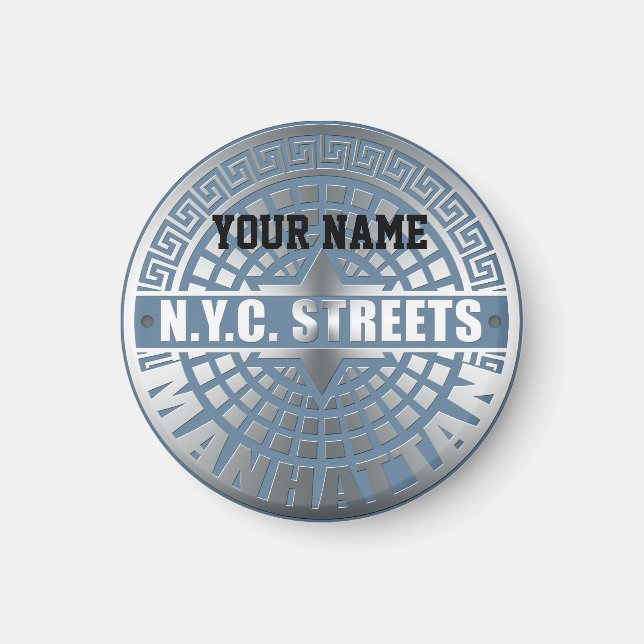 Manhole Covers Manhattan Magnet (Vorne)