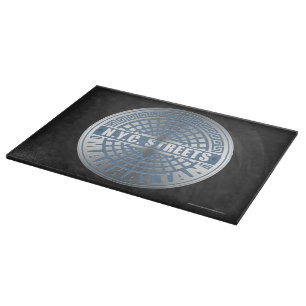 Manhole Covers Manhattan Schneidebrett