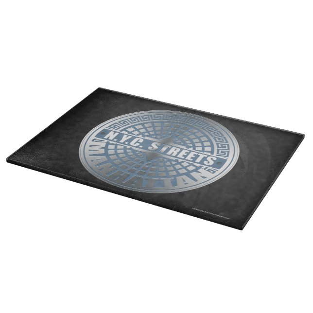 Manhole Covers Manhattan Schneidebrett (Ecke)