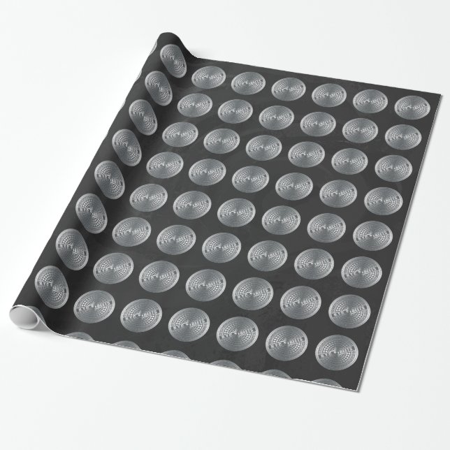 Manhole Covers NYC Geschenkpapier (Ungerollt)