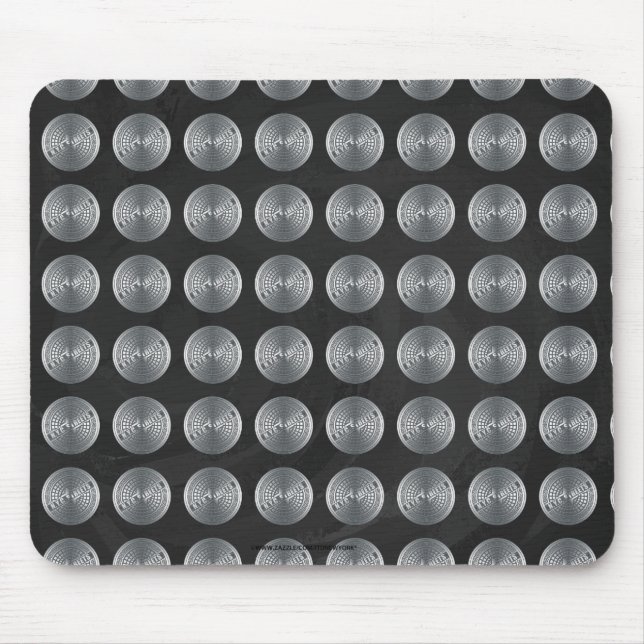 Manhole Covers NYC Mousepad (Vorne)