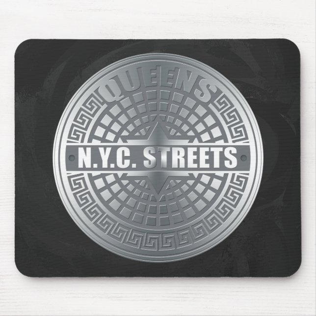 Manhole Covers Queens Mousepad (Vorne)