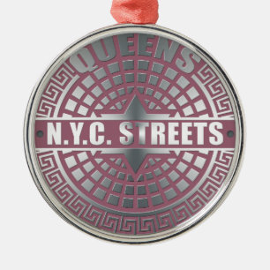 Manhole Covers Queens Ornament Aus Metall