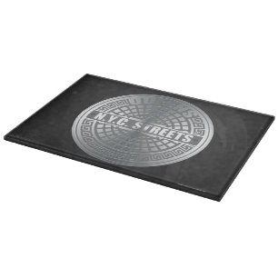 Manhole Covers Queens Schneidebrett