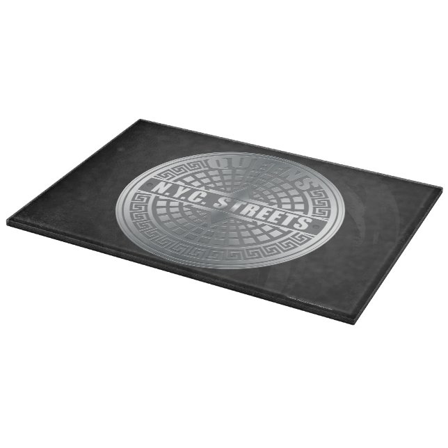 Manhole Covers Queens Schneidebrett (Ecke)
