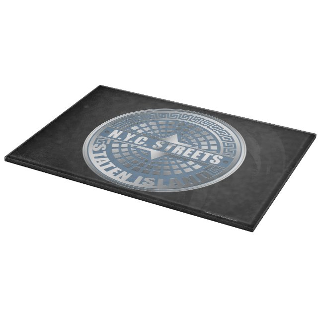 Manhole Covers Staten Island Schneidebrett (Ecke)