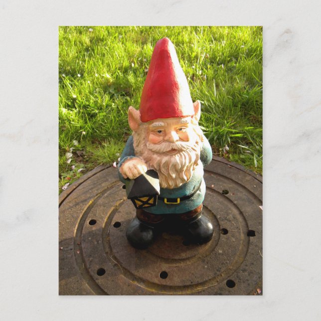 Manhole Gnome Postkarte (Vorderseite)