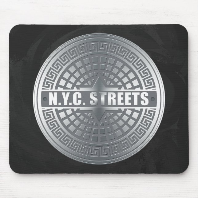 Manhole NYC Mousepad (Vorne)