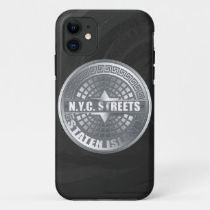 Manhole Staten Island Gray Case-Mate iPhone Hülle