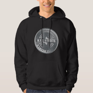 Manhole Staten Island Gray Hoodie