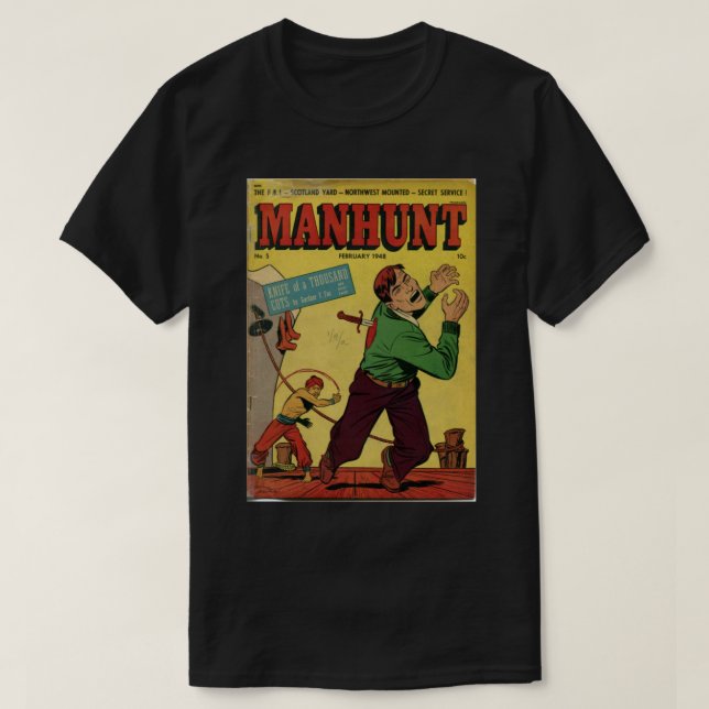 Manhunt 005 (c2c)   T-Shirt (Design vorne)