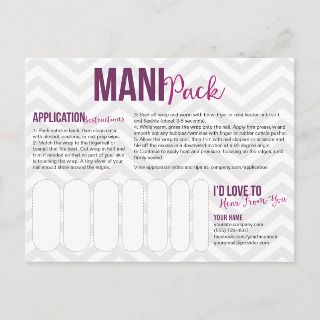 Mani Pack Postkarten (Vorderseite)