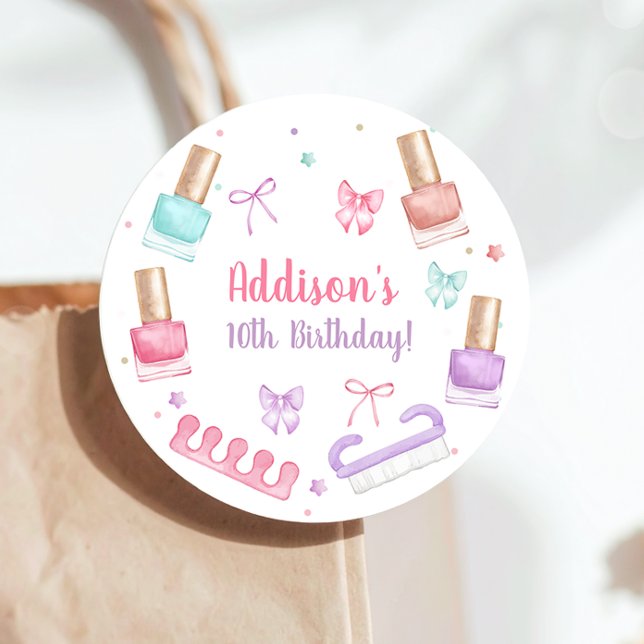 Mani-Pedi Party Manicure Pedicure Nail Polish Geschenkanhänger (Von Creator hochgeladen)