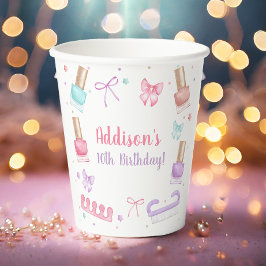 Mani-Pedi Party Manicure Pedicure Nail Polish Pappbecher