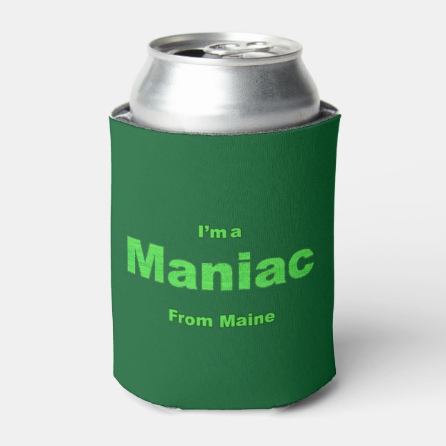 Maniac von Maine Dosenkühler (Kanne Vorderseite)