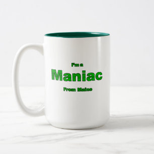 Maniac von Maine Zweifarbige Tasse