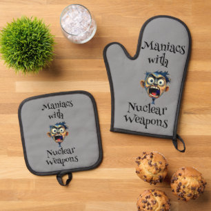 Maniacs Ofenhandschuh & Topflappen Topflappen-Set