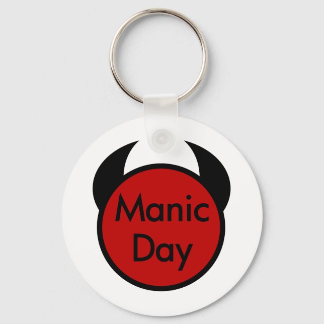 Manic Day Schlüsselanhänger (Vorderseite)