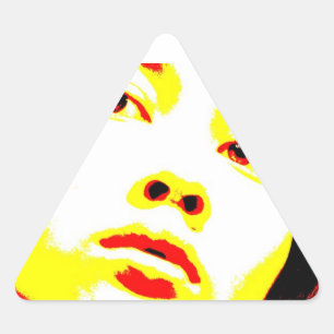 Manic Kin 6 Dreieckiger Aufkleber
