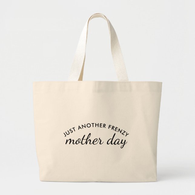 Manic Momday Funny Busy Mom Mother’s Day Gift Jumbo Stoffbeutel (Vorne)