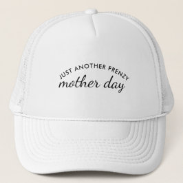 Manic Momday | Lustiges modernes Mama-Pun-Design Truckerkappe