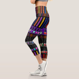 MANICURE NAIL TECHNICIAN CAPRI LEGGINGS