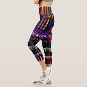 MANICURE NAIL TECHNICIAN CAPRI LEGGINGS