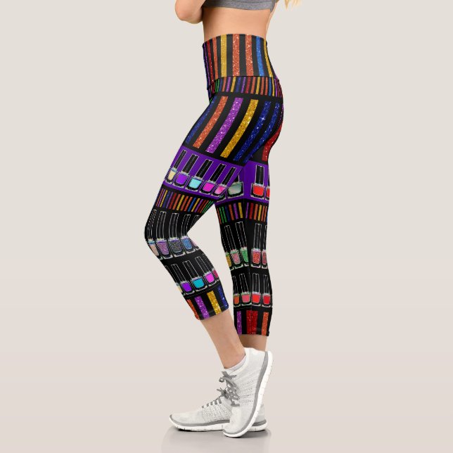 MANICURE NAIL TECHNICIAN CAPRI LEGGINGS (Links)