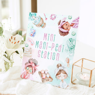 Manicure Pedicure Station Wellness-Center Party Sockelschild