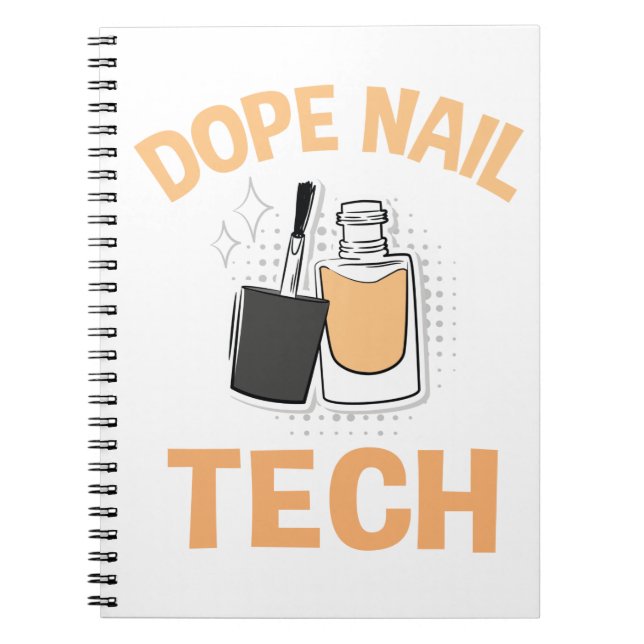 Manicuriste Nail Tech, Carnet de design polonais N (Devant)