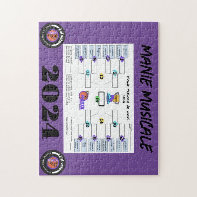 Manie Musicale 2024 Bracket (Vertikal)