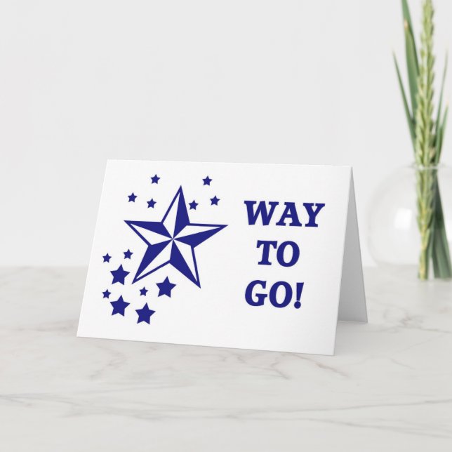 Manière d'aller ! Carte des employés (Devant)