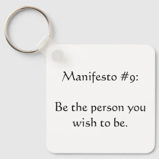 Manifest #9 schlüsselanhänger