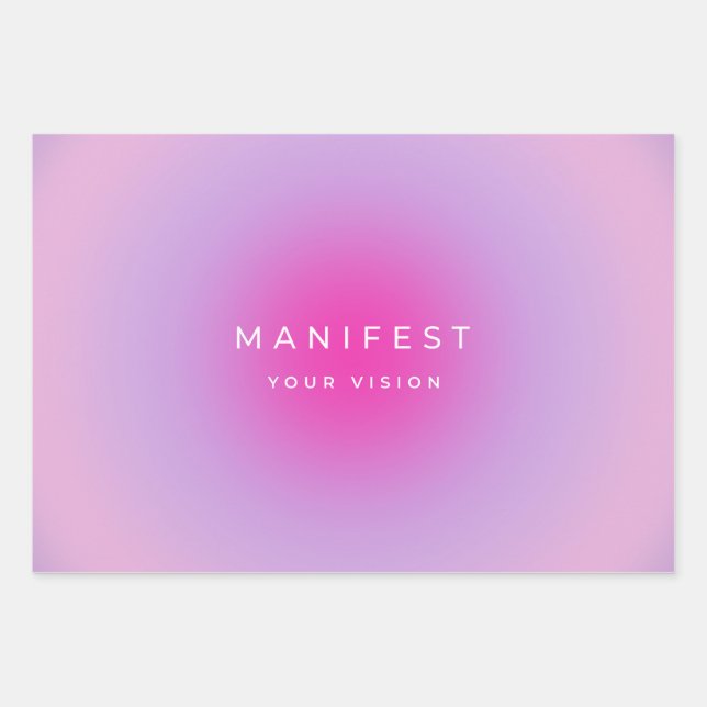 Manifest der Sehschärfe Geschenkpapier Set (Vorderseite)