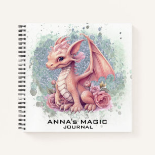 *~* Manifest Law Attraction Niedlich Baby Dragon A Notizbuch