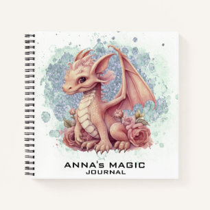 *~* Manifest Law Attraction Niedlich Baby Dragon A Notizbuch