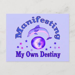 Manifest Own Destiny Postkarte