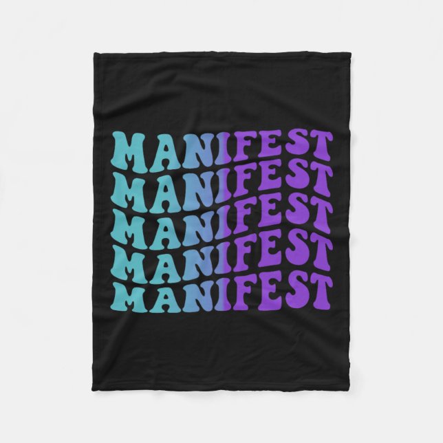Manifest-Präventionsbewusstsein Fleecedecke (Vorderseite)