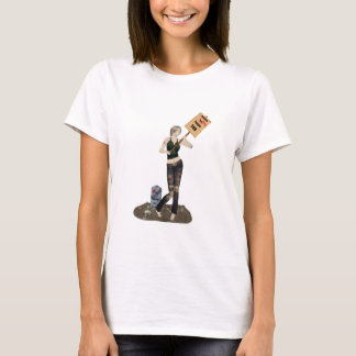 Manifestation de filles Zombie Pin Up II T-shirt f