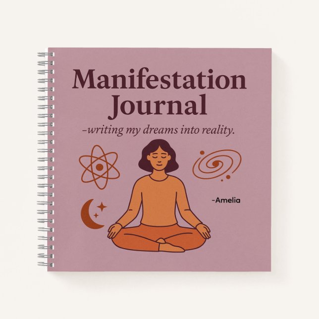 Manifestation Journal for Dreamers Notizbuch (Vorderseite)