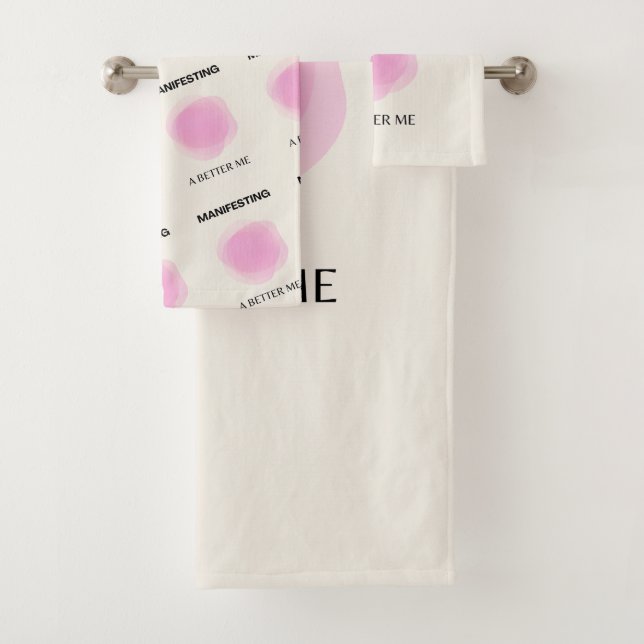 Manifestation, Manifestation, positive spirituelle Badhandtuch Set (Insitu)